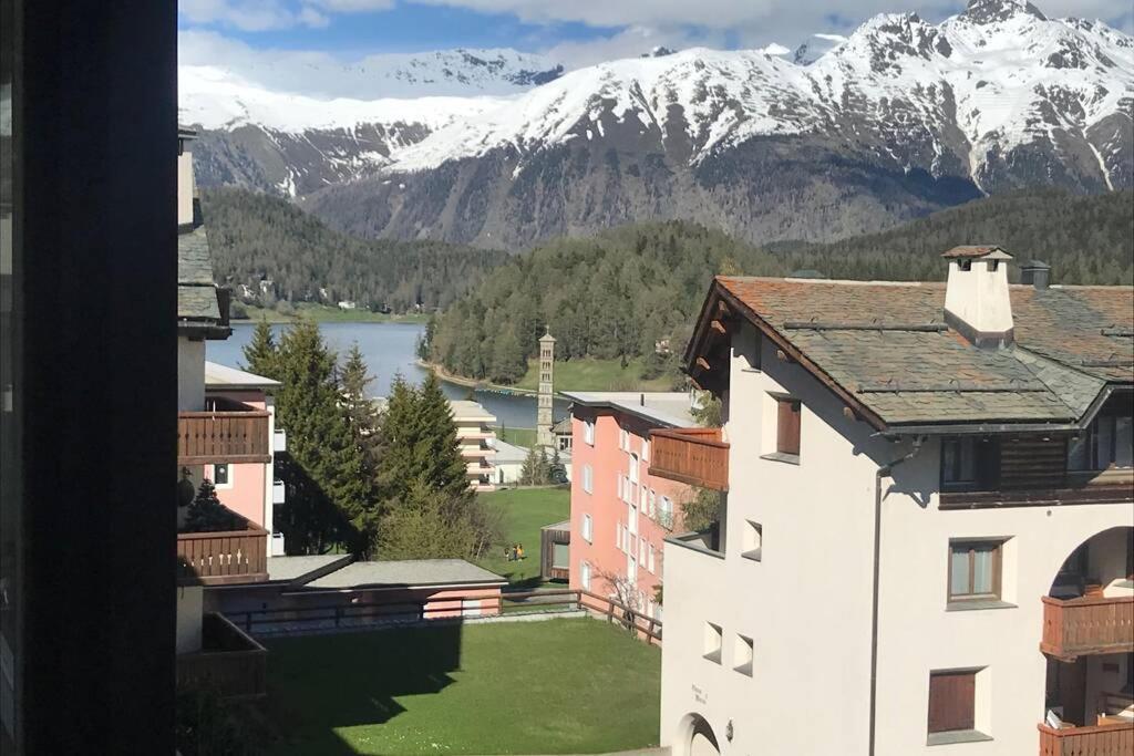 Bilocale Nuovo St. Moritz Chesa Arlas Exterior photo