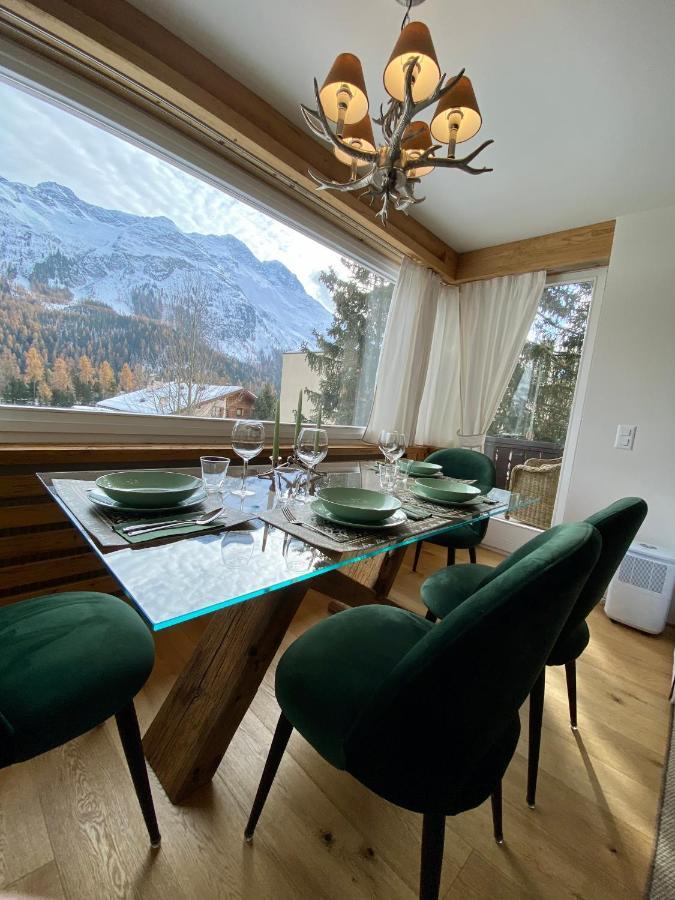 Bilocale Nuovo St. Moritz Chesa Arlas Exterior photo